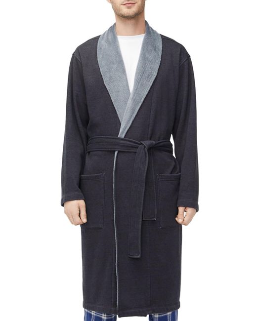 Ugg Blue Robinson Two-tone Robe for men