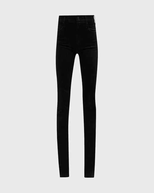 Mother Black The Runaway Slim Flare Jeans