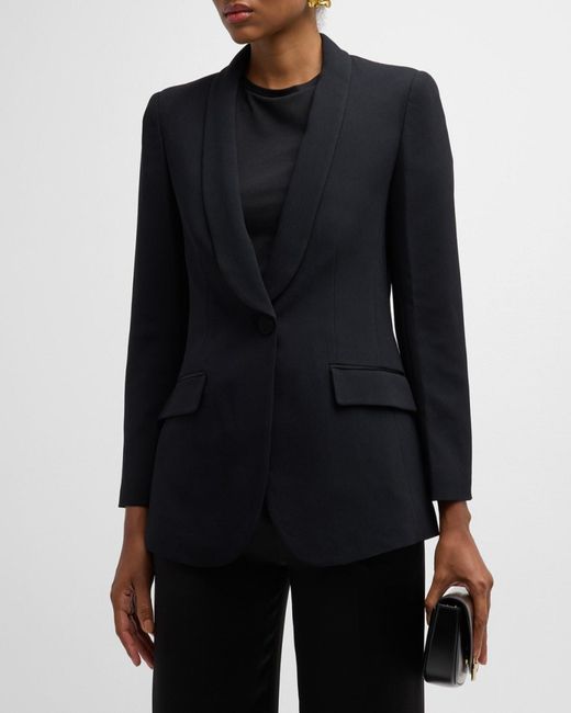 Emporio Armani Black Essentials One-Button Blazer Jacket
