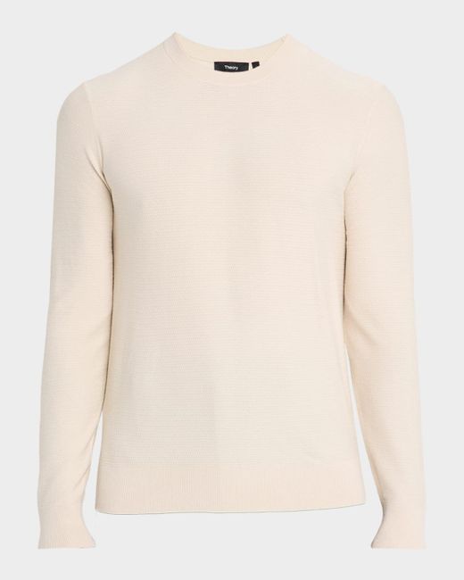 Theory Blue Riland Crewneck Sweater for men