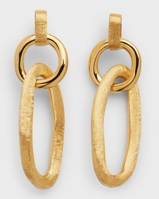 Marco Bicego Metallic 18k Gold Jaipur Link Earrings