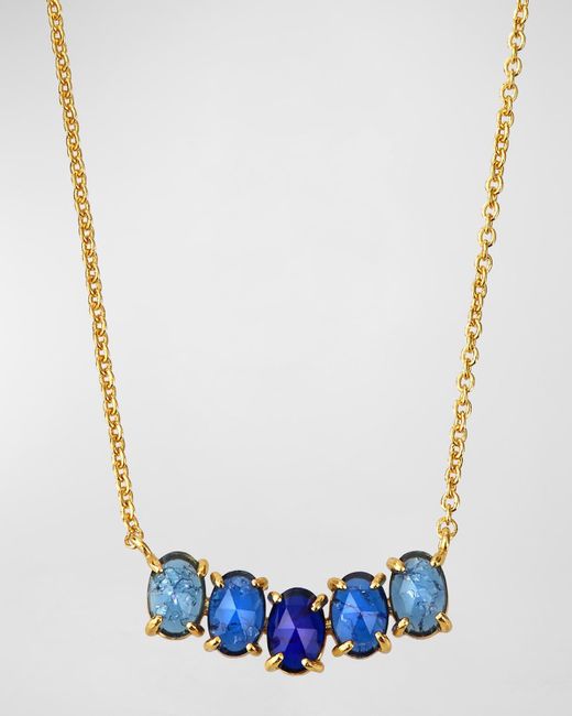 Tai Blue Birthstone Pendant Necklace