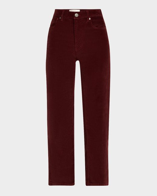Corduroy Cropped Straight Leg Pant main image 1
