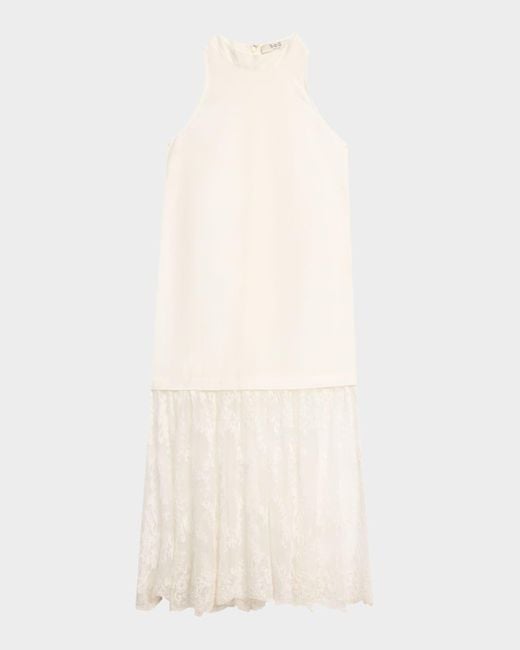 Sea Natural Marja Embroidered Tank Dress