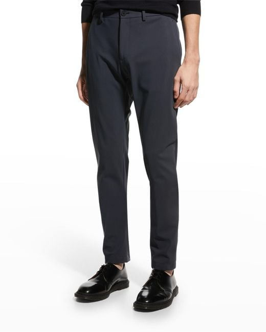 Theory Zaine Precision Ponte Slim-straight Chino-style Pants in Blue ...