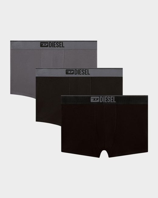 DIESEL Black Umbx-Damien 3-Pack Boxer Briefs for men
