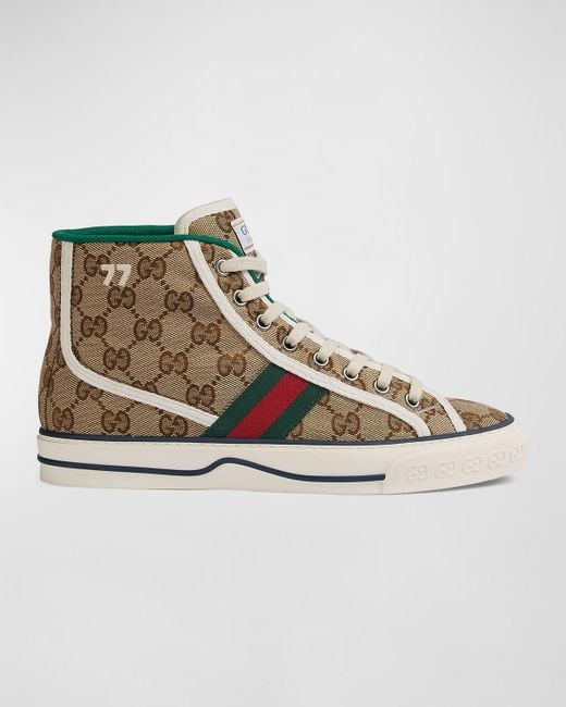 Gucci Natural Tennis 1977 High Top Sneakers