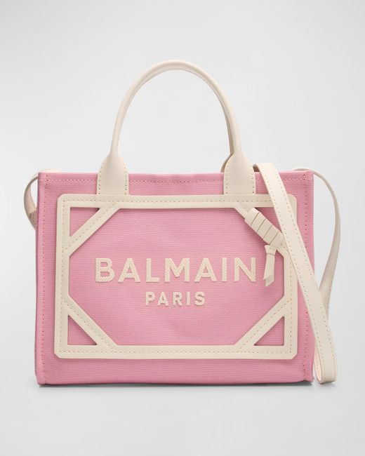 Balmain Pink B Army Small Shopper Tote Bag