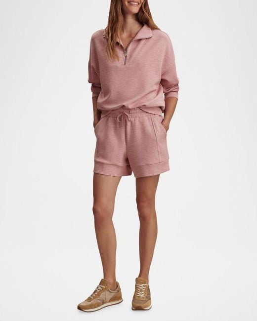 Varley Pink Atrium Drawstring Shorts