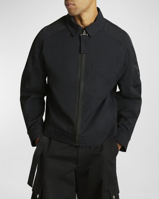 Jacquemus Black Apos;S Linu Nylon Jacket for men