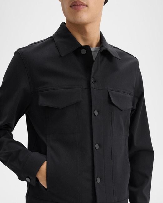 Theory Black Apos;S The River Jacket for men
