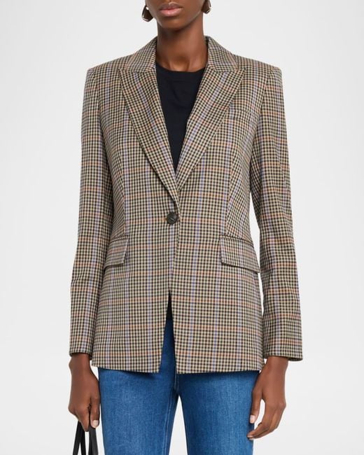 Veronica Beard Brown Long & Lean Dickey Jacket