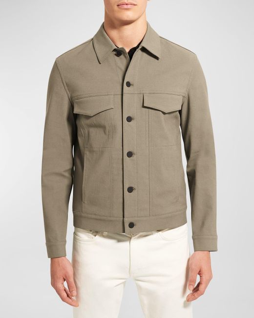 Theory Brown The River Jacket for men