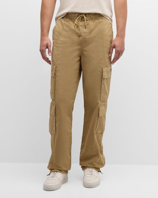 Hudson Natural Drawcord Cargo Pants for men