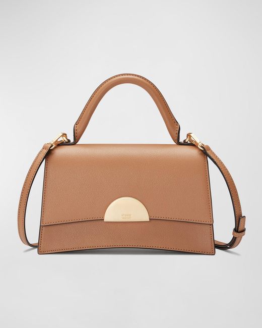 orYANY Multicolor Milla Flap Leather Top-handle Bag