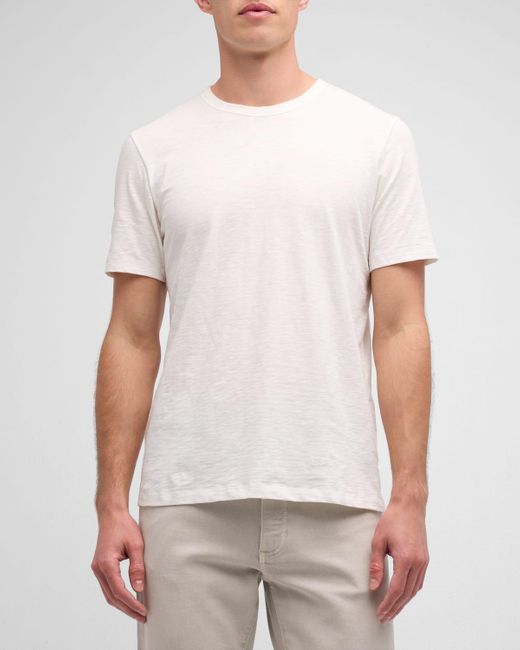 Theory White Cosmos Essential T-Shirt for men