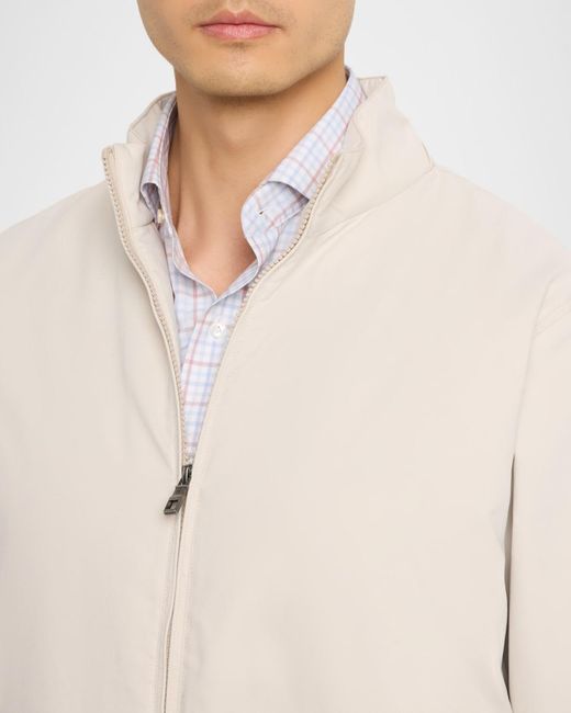 Peter Millar Natural Apos;S Bleecker Wind-Resistant Jacket for men