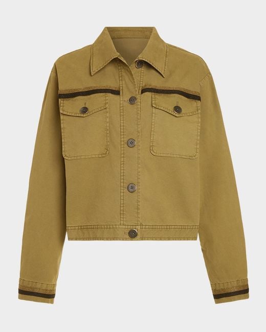 Ramy Brook Green Nikola Utility Jacket