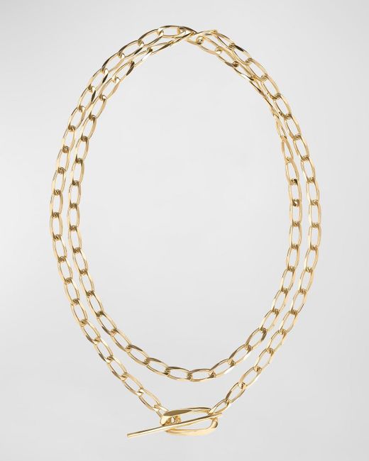 Lana Jewelry Metallic Biography Wrap Toggle Necklace