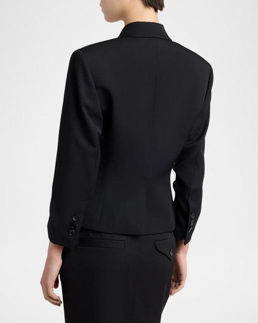 Versace Blue Informal Single-Breasted Jacket