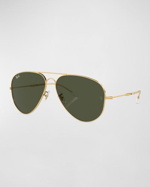 Ray-Ban Green Classic Metal Aviator Sunglasses