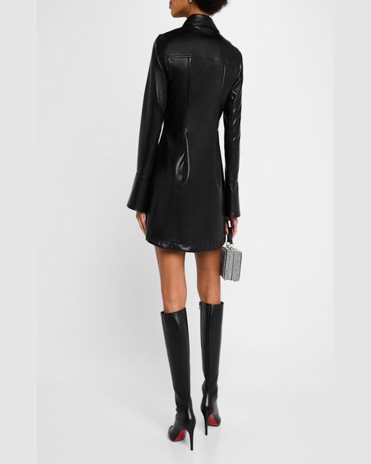 CINQ A SEPT LEATHER DRESS