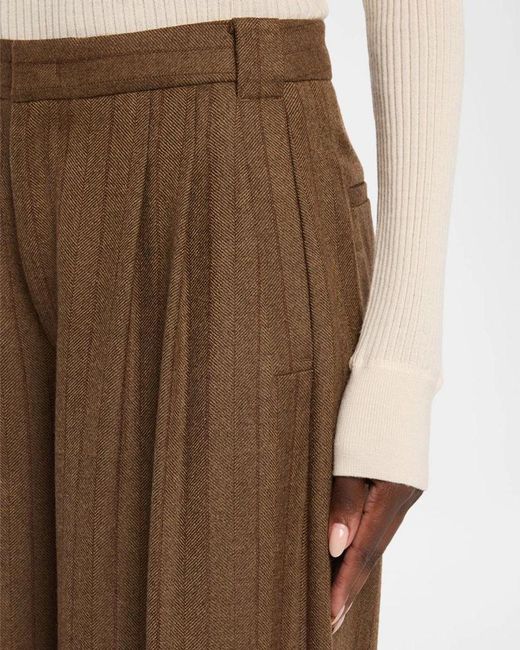 Rag & Bone Brown Lawrence Tailored Wool Pants
