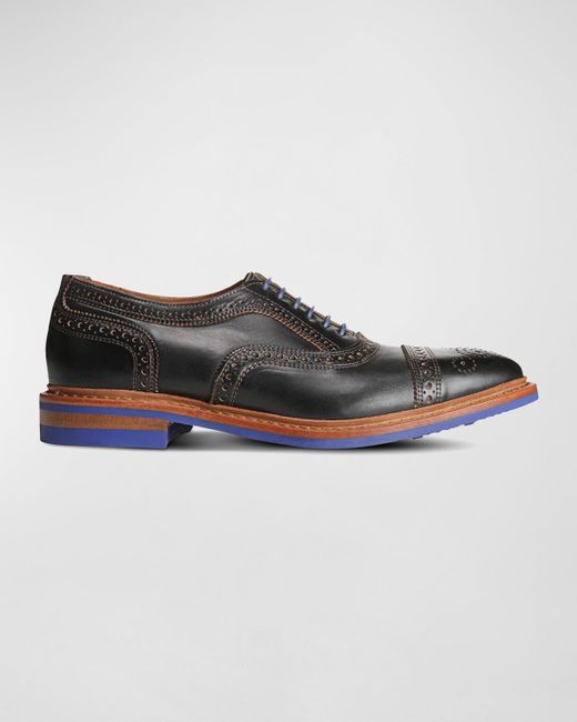 Allen Edmonds Black Strandmok Oxford Shoes for men