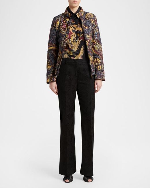 Etro Multicolor Paisley Down Padded Jacket