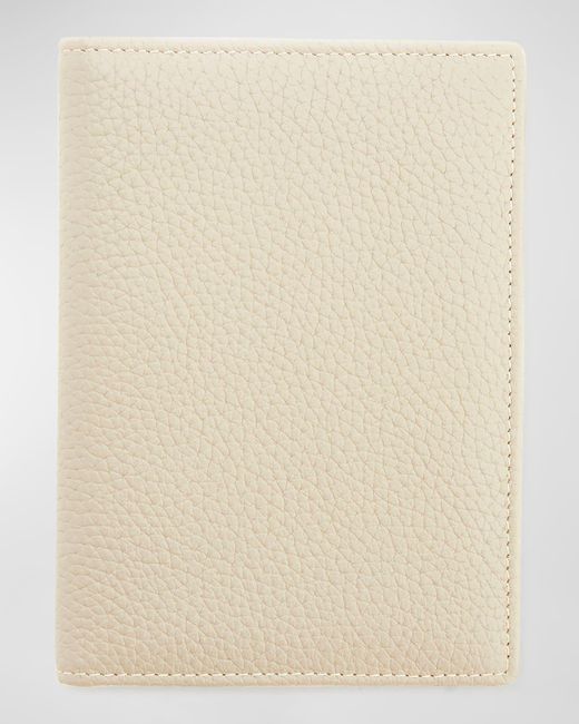 ROYCE New York Natural Personalized Leather Rfid-blocking Passport Case