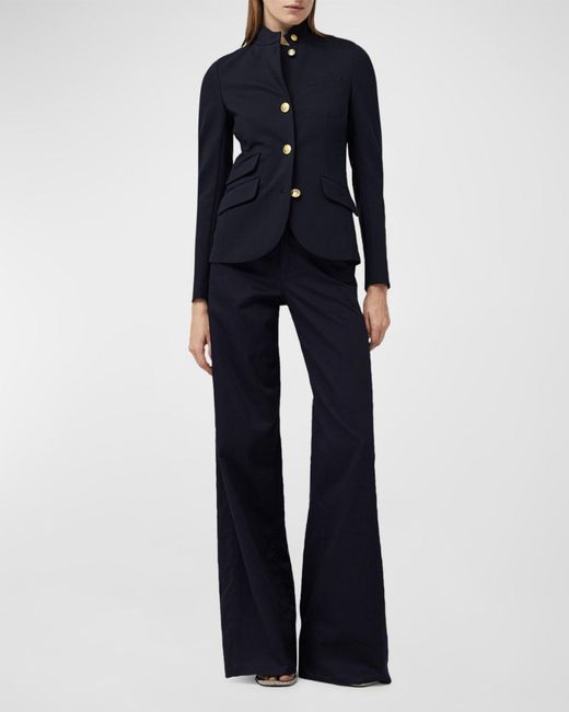Rag & Bone Blue Slade Ponte Blazer