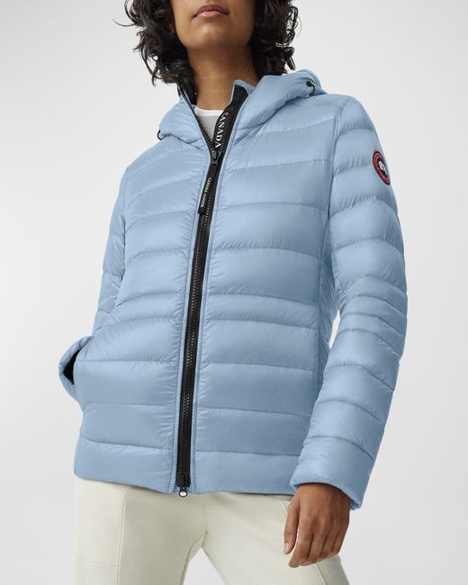 Canada Goose Blue Cypress Packable Hooded Puffer Jacket