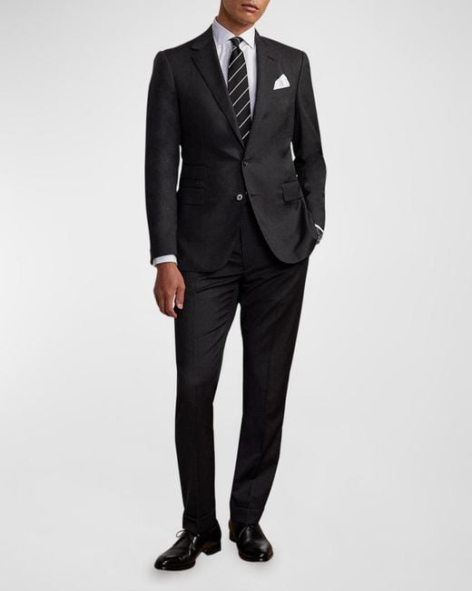 Ralph Lauren Black Gregory Hand-tailored Wool Serge Suit for men