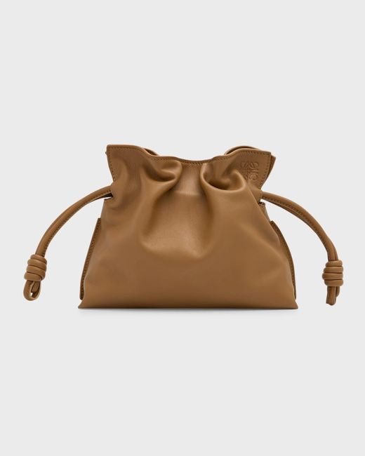 Loewe Brown Flamenco Mini Clutch Bag