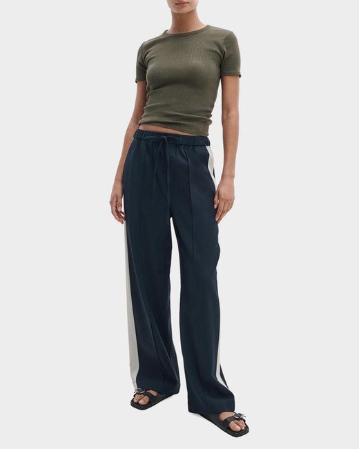 Rag & Bone Green The Essential Ribbed Tee