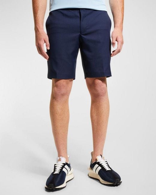 Peter Millar Blue Apos;S Salem High Drape Performance Shorts for men