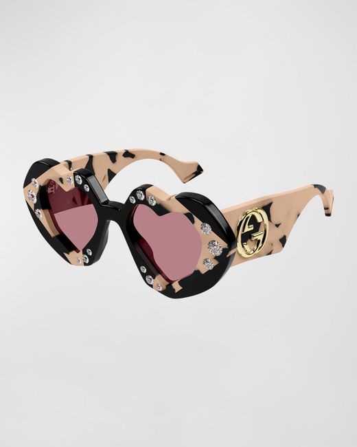 Gucci Brown Hollywood Forever 48mm Directional Sunglasses