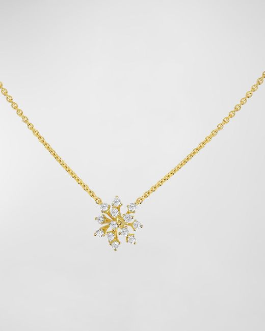 Hueb Metallic 18K Luminus Pendant Necklace With Diamonds, 18"L