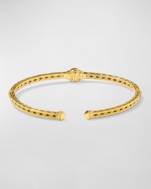 Konstantino Metallic 18k Yellow Gold Sphinx Cuff Bracelet
