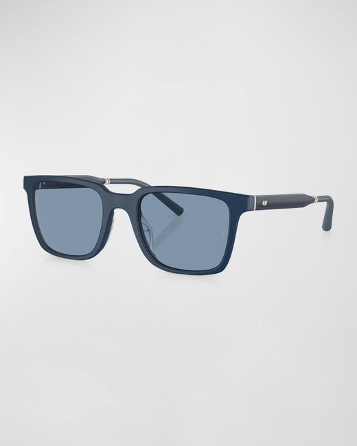 Oliver Peoples Blue Mr. Federer Rectangle Sunglasses for men