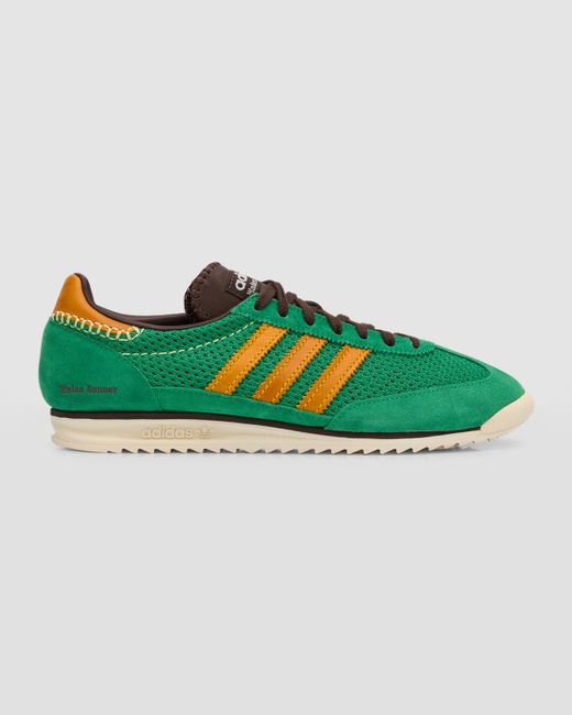 Adidas Green X Wales Bonner Sl72 Knit Low-top Sneakers for men
