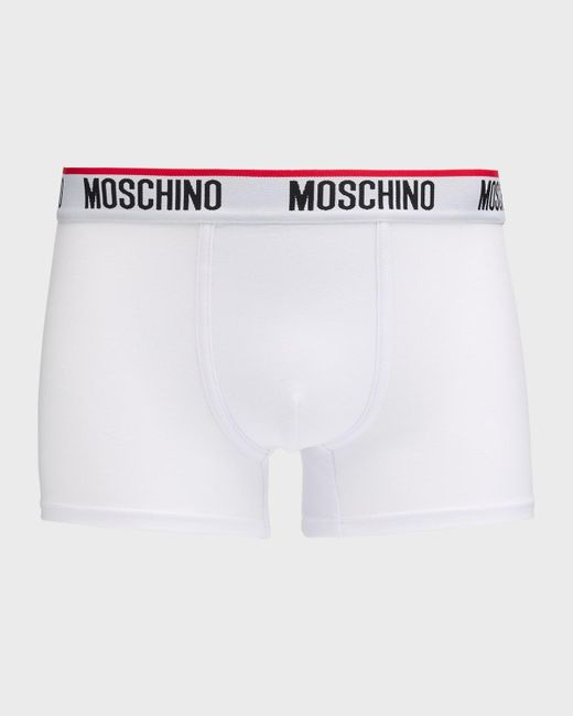 Moschino White 2-Pack Basic Trunks for men