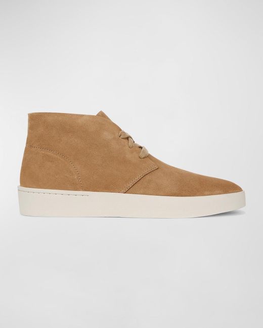 Vince Natural Pietmont Suede Chukka High-top Sneakers for men