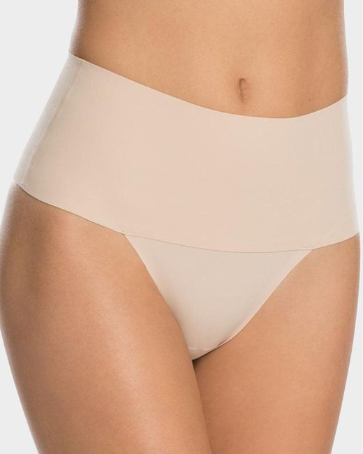 Spanx Brown Smooth Undie-Tectable Thong