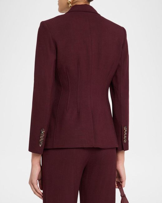 Veronica Beard Purple Isaac Dickey Jacket