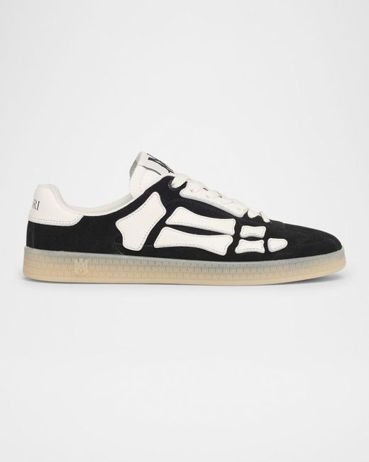 Amiri Black Pacific Bones Low-Top Sneakers for men