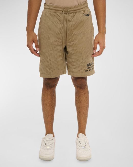 Avirex Natural Aviator Mesh Shorts for men