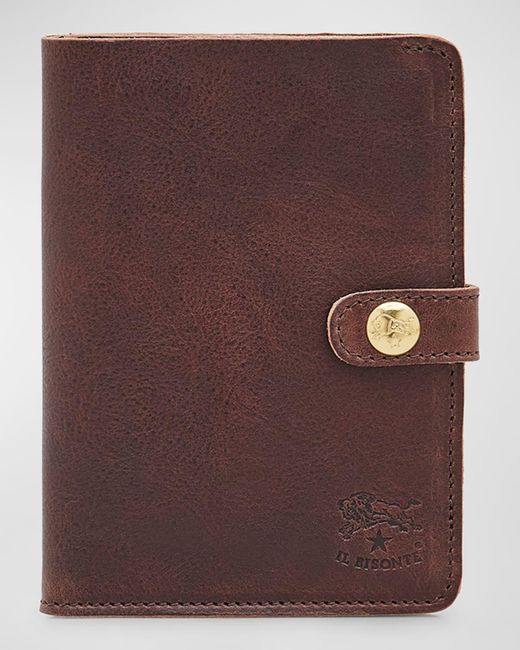 Il Bisonte Brown Medium Flap Leather Wallet