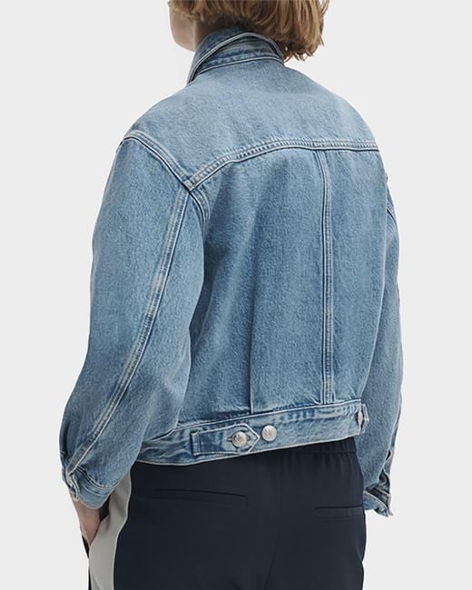 Rag & Bone Blue Marie Trucker Jacket