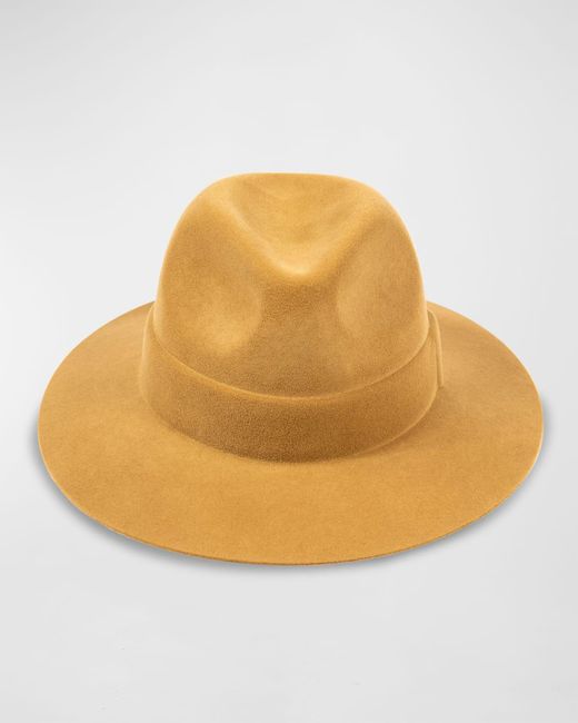 Barbisio Natural Ray Cashmere-wool Fedora Hat